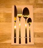 Goud bestek set, Huis en Inrichting, Keuken | Bestek, Ophalen of Verzenden, Nieuw, Rvs of Chroom