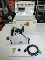 Festool TS 55 EBQ, Doe-het-zelf en Verbouw, Ophalen, Invalzaag, Zo goed als nieuw, 30 tot 70 mm