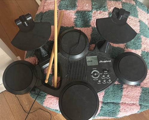 Sheffield Elektrisch Drumstel met Pedalen, Muziek en Instrumenten, Drumstellen en Slagwerk, Gebruikt, Overige merken, Elektronisch