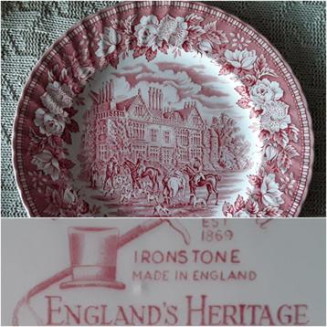 2 X Wandbord H. Aymsley Ironstone England’s Heritage  beschikbaar voor biedingen