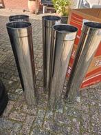 RVS kachelpijp, rookkanaal 150mm dikwandig RVS 1mm. 1M 5x, Huis en Inrichting, Kachels, Ophalen, Nieuw, Hout, Houtkachel