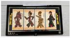 Glazen lijst postzegel modellen Chinees Chinese pop 31x16 cm, Antiek en Kunst, Ophalen of Verzenden