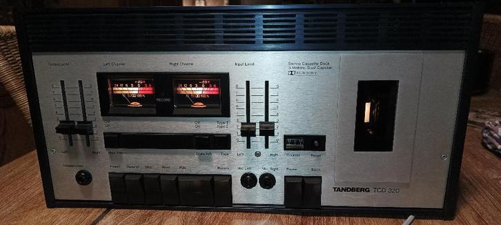 tandberg tcd 320 cassettedeck, Audio, Tv en Foto, Cassettedecks, Enkel, Overige merken, Tape counter, Ophalen of Verzenden