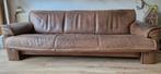 Vintage Leolux jaren 70 leren bank Hugo de Ruiter 760, Ophalen, Gebruikt, 75 tot 100 cm