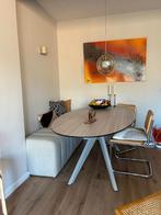 WOOOD eettafel 2.20x1x0.755m. BINNEN/BUITEN, Ophalen, Zo goed als nieuw, Vijf personen of meer, Rechthoekig