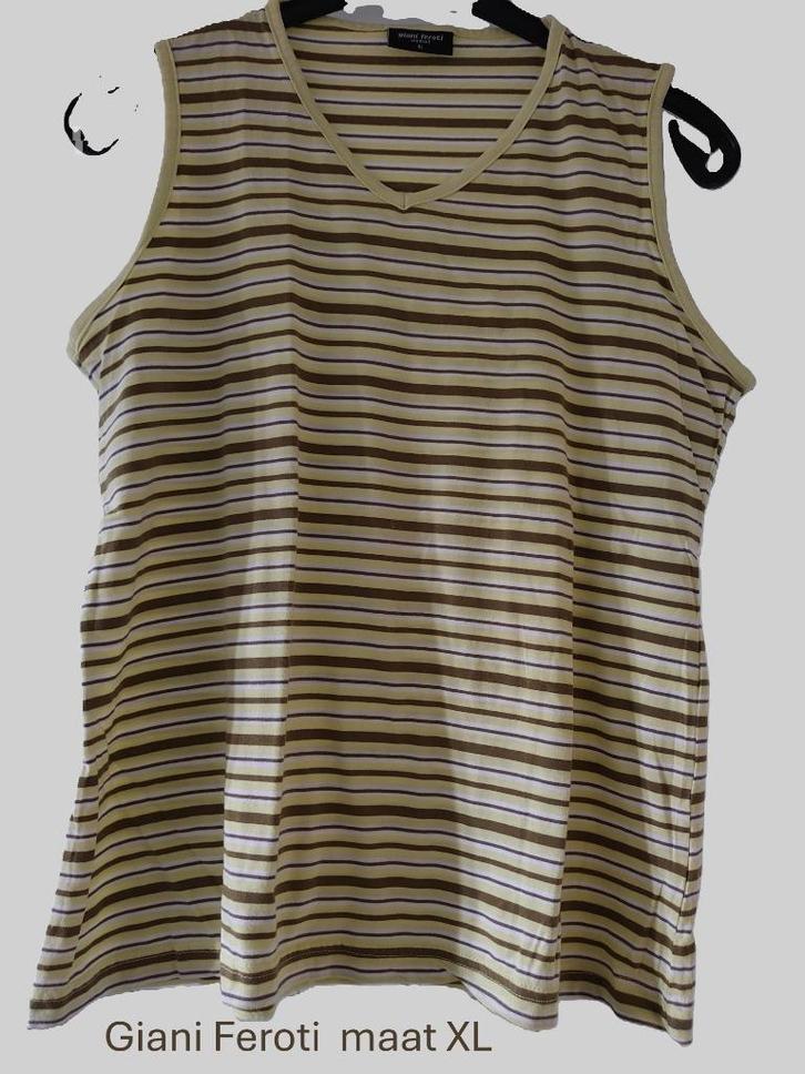 top shirt Giani Feroti maat XL Nieuw, Kleding | Dames, Tops, Nieuw, Maat 46/48 (XL) of groter, Zonder mouw, Ophalen of Verzenden