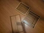 Houten bestekbakken, Huis en Inrichting, Keuken | Keukenbenodigdheden, Ophalen, Gebruikt