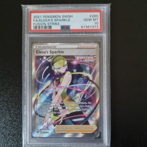 Elesa's Sparkle, PSA 10, Hobby en Vrije tijd, Verzamelkaartspellen | Pokémon, Zo goed als nieuw, Losse kaart, Ophalen of Verzenden