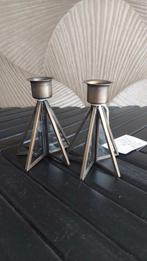 2 mooie kandelaars, nieuw, Huis en Inrichting, Woonaccessoires | Kandelaars en Kaarsen, Nieuw, Ophalen of Verzenden, Metaal, Kandelaar