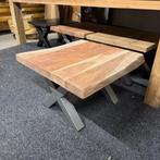 Showmodel! Hoektafel Landon | 60 | Live Edge | Van €319,-, Ophalen, ., Vierkant, Nieuw