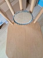 Grote onderzetter (spiegelglas) met zilverkleurige rand, Ophalen of Verzenden