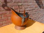 Roodkoperen helm + hengsel en handvat, Ophalen