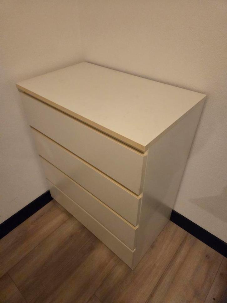 Ikea Malm ladekast met 4 laden lades, Huis en Inrichting, Kasten | Ladekasten, Gebruikt, Minder dan 100 cm, 50 tot 100 cm, 25 tot 50 cm