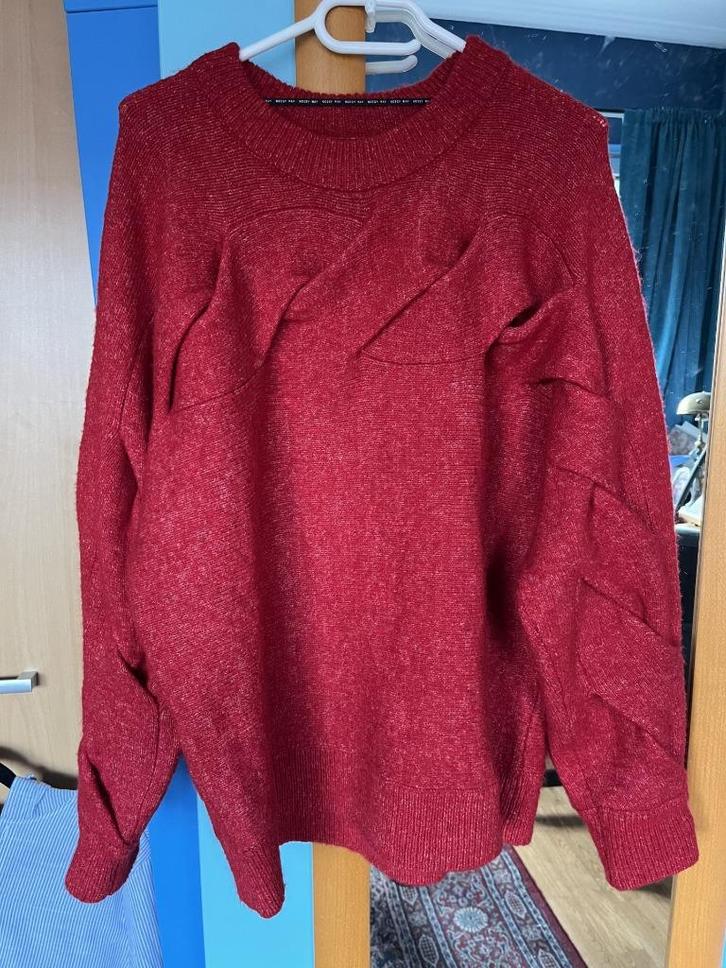 mooie warme zachte rode trui Noisy May 44/46 nieuw, Kleding | Dames, Truien en Vesten, Nieuw, Maat 42/44 (L), Rood, Ophalen of Verzenden