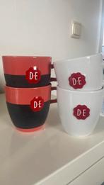 Douwe Egberts cappuccino mokken, Huis en Inrichting, Keuken | Servies, Ophalen of Verzenden, Zo goed als nieuw, Overige stijlen