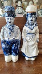 Delfts Blauw goedewaagen gouda drankflesjes koppeltje, Antiek en Kunst, Antiek | Keramiek en Aardewerk, Ophalen of Verzenden