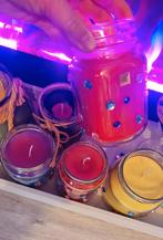 Handgemaakte kaarsen in potjes - Unieke decoratie!, Ophalen of Verzenden, Nieuw, Verjaardag