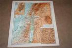 Originele oude kaart Palestina - circa 1905 !!, Gelezen, Ophalen of Verzenden