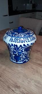 Mooie blauwe italiaanse pot, Antiek en Kunst, Ophalen of Verzenden