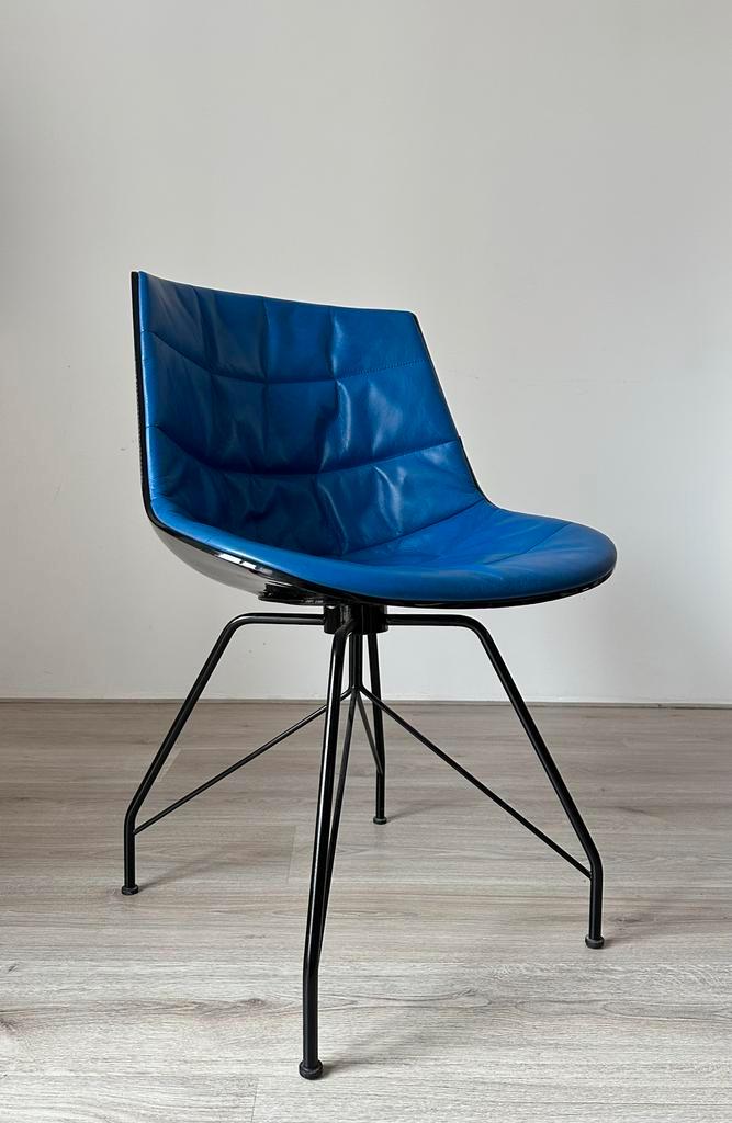 4 MDF Italia FLOW design stoelen, Huis en Inrichting, Stoelen, Gebruikt, Zwart, Ophalen