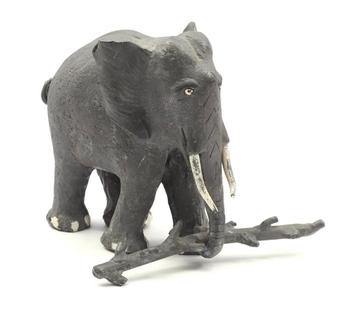Loden olifant - Loodbranderij Schmidt & Co - 25 cm - 35 kg! beschikbaar voor biedingen