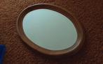 Ovale spiegel, Minder dan 100 cm, Ophalen of Verzenden, Zo goed als nieuw, 50 tot 75 cm