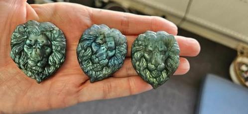 labradoriet leeuwen, Verzamelen, Mineralen en Fossielen, Mineraal, Ophalen of Verzenden