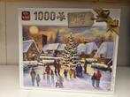 NIEUW | King 1000 Stukjes Puzzel Winter Village, Ophalen of Verzenden, 500 t/m 1500 stukjes, Nieuw, Legpuzzel