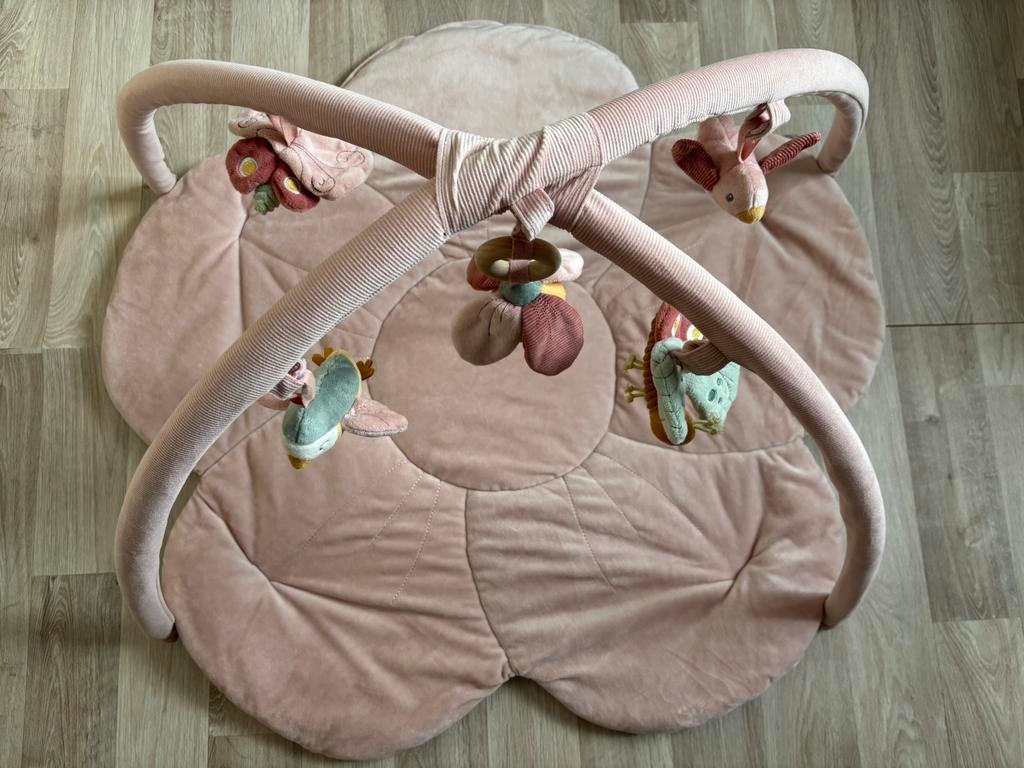 Little Dutch speelkleed met speelboog + regenhoes – roze, Ophalen, Zo goed als nieuw