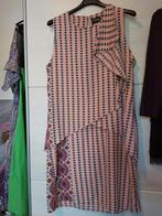 Retro print jurk Lonkel Paris maat 4 = 38 40, Maat 38/40 (M), Overige kleuren, Verzenden, Zo goed als nieuw
