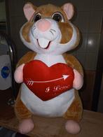 Grote ah, albert heijn hamster met rood hart, i love you., Ophalen of Verzenden, Zo goed als nieuw, Overige typen