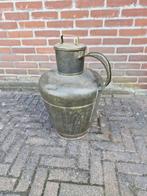 Zwaar Antieke koperen melkbus, Tuin en Terras, Tuinwanddecoratie, Ophalen of Verzenden, Zo goed als nieuw
