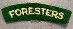 British Army Foresters patch, Ophalen of Verzenden, Landmacht, Engeland, Embleem of Badge