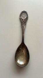 Zilveren wilhelmina lepel 50 jr,, Ophalen of Verzenden
