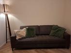 Troubadour 3-zitsbank Mila antraciet microvezel, Huis en Inrichting, Ophalen, Stof, Driepersoons, 75 tot 100 cm
