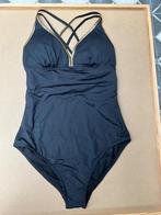 Zwart badpak afgewerkt met goud Maat 38, Zwart, Nieuw, Badpak, Emmen