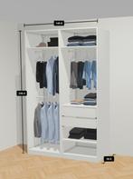 Witte Pax kast 150x58x236  of 300x58x236, Ophalen, Zo goed als nieuw, 50 tot 75 cm, 200 cm of meer