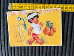1020. Kaart illustr Aloha van Hawai kind annanas papagaai, Ophalen of Verzenden, Ongelopen