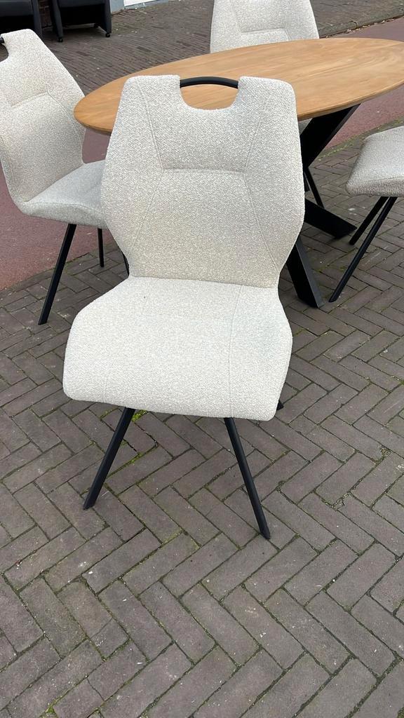 Stoel stof Beige super comfort EINDEJAARS deal NIEUW, Huis en Inrichting, Stoelen, Nieuw, Vijf, Zes of meer stoelen, Stof, Overige kleuren