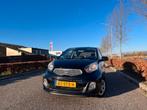 Kia Picanto 1.0 Cvvt 3-DRS 2011 Zwart, Auto's, Kia, Voorwielaandrijving, Zwart, 400 kg, Zwart