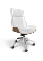 OHNO Charles CLP Varel Bureaustoel - Wit, Bruin, Niet ingevuld, Overige kleuren, Niet ingevuld, Nieuw