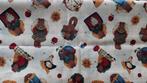 quiltstoffen Leslie Beck teddyberen en kippen sr 58 € 4,50, Overige kleuren, Verzenden, 120 cm of meer, Nieuw
