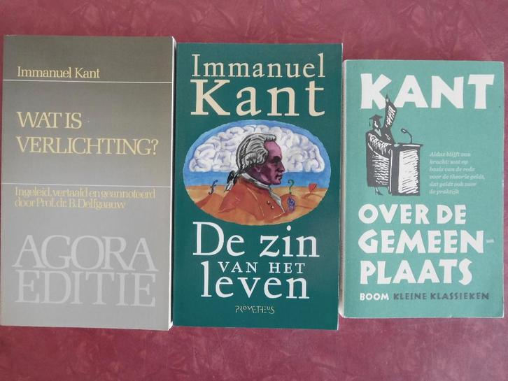 Immanuel Kant Wat is verlichting De zin van het leven Over, Boeken, Filosofie, Zo goed als nieuw, Ophalen of Verzenden