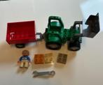 Duplo 4687 Tractor met aanhanger compleet, Ophalen of Verzenden, Zo goed als nieuw, Complete set, Duplo