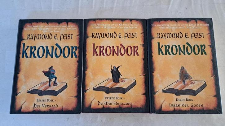 Feist, Raymond E. : Kronder trilogie HC, Boeken, Fantasy, Gelezen, Ophalen of Verzenden