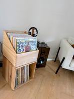 Massief houten platenkist | Sam & Dave, Ophalen of Verzenden, Nieuw, Audio