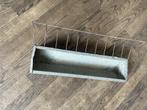 voederbak kippen rechthoekig 15 x 13 cm, Dieren en Toebehoren, Pluimvee | Toebehoren, Ophalen, Gebruikt, Drinken en Voederen