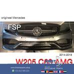 W205 C63 AMG Voorbumper Mercedes C Klasse 2014-2019 + gril +, Auto-onderdelen, Carrosserie en Plaatwerk, Gebruikt, Ophalen of Verzenden