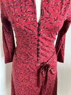 King Louie maat L retro rode emmy jurk 2857, Maat 42/44 (L), Ophalen of Verzenden, Zo goed als nieuw, Knielengte