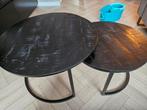 2 salontafels, Ophalen, Gebruikt, Rond, 50 tot 100 cm